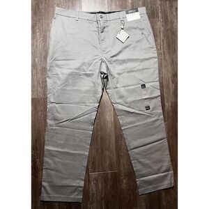 AWEARNESS Kenneth Cole Mens 40x30 Modern Fit Stretch Dress Pants Gray NWT